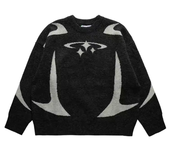 Men's Oversized Graphic Jumper